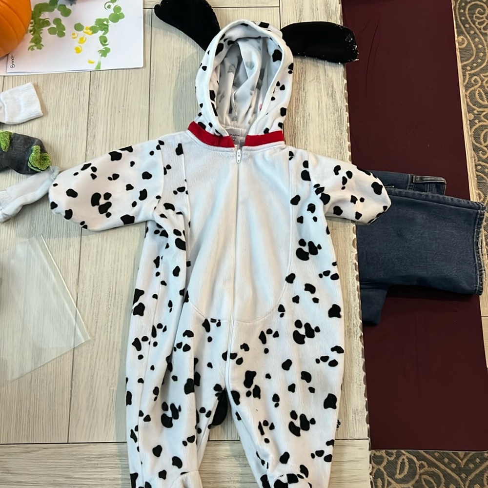 Baby Dalmatian Costume - Size 6 months